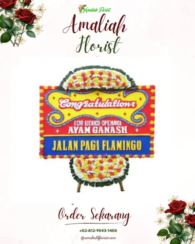 Bunga Papan Congratulation di Mlilir